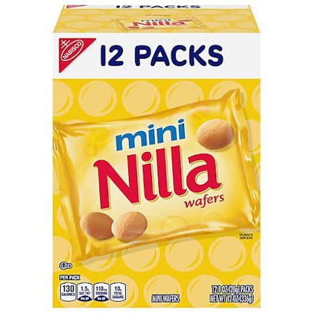 NILLA Sugar Free Vanilla Wafers | 30-Calorie Snack Packs