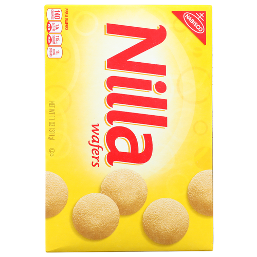 Nilla Wafers Family Size 11 oz Box – Light & Crispy Vanilla Cookies